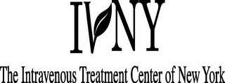 IVNY THE INTRAVENOUS TREATMENT CENTER OF NEW YORK logo