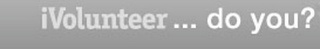 IVOLUNTEER... DO YOU? logo