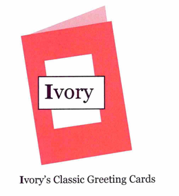 IVORY IVORY'S CLASSIC GREETING CARDS logo