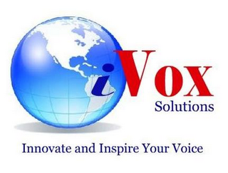 IVOX SOLUTIONS INNOVATE AND INSPIRE YOUR VOICE logo