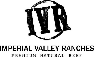 IVR IMPERIAL VALLEY RANCHES PREMIUM NATURAL BEEF logo