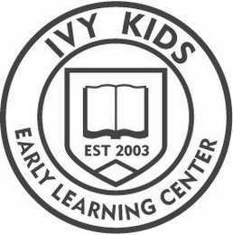 IVY KIDS EARLY LEARNING CENTER EST 2003 logo