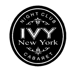 IVY NEW YORK NIGHT CLUB CABARET logo