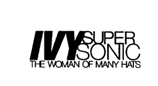 IVY SUPERSONIC THE WOMAN OF MANY HATS logo