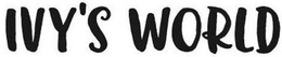 IVY'S WORLD logo