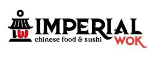 IW IMPERIAL WOK CHINESE FOOD & SUSHI logo