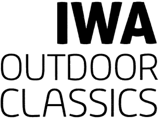 IWA OUTDOOR CLASSICS logo
