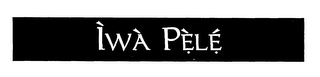 IWA PELE logo