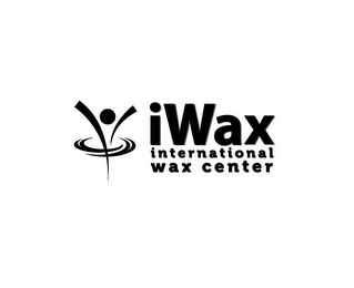 IWAX INTERNATIONAL WAX CENTER logo