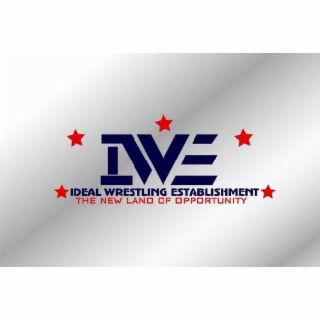 IWE IDEAL WRESTLING ESTABLISHMENT THE NEW LAND OF OPPORTUNITY logo
