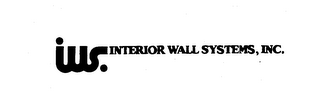 IWS. INTERIOR WALL SYSTEMS, INC. logo
