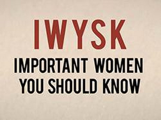 IWSK IMPORTANT WOMEN YOU SHOULD KNOW logo