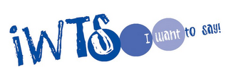 IWTS...I WANT TO SAY! logo