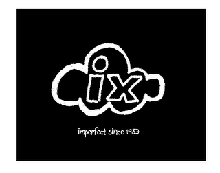 IX IMPERFECT SINCE 1983 logo