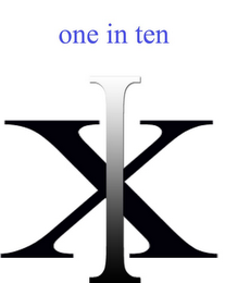 IX ONE IN TEN logo