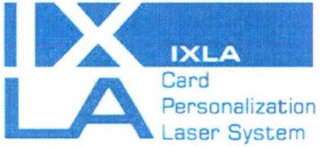 IXLA CARD PERSONALIZATION LASER SYSTEM logo