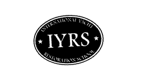 IYRS INTERNATIONAL YACHT RESTORATION SCHOOL logo