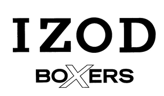 IZOD BOXERS logo