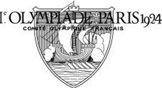 I.È OLYMPIADE PARIS 1924 COMITÉ OLYMPIQUE FRANÇAIS logo