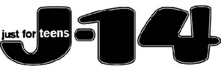 J-14 JUST FOR TEENS logo