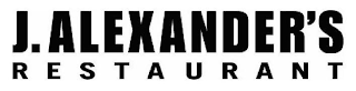 J. ALEXANDER'S RESTAURANT logo