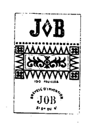 J B 150 FEVILLES BREVETE D'INVENTION JOB