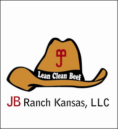 J B JB RANCH KANSAS, LLC LEAN CLEAN BEEF logo