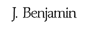 J. BENJAMIN logo