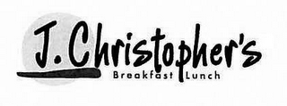 J. CHRISTOPHER'S BREAKFAST LUNCH logo