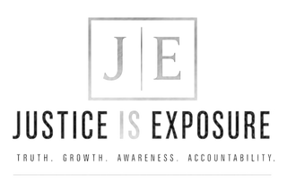 J E JUSTICE IS EXPOSURE TRUTH. GROWTH. AWARENESS. ACCOUNTABILITY. logo