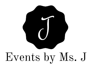 J EVENTS BY MS. J. logo