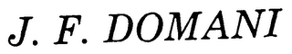 J. F. DOMANI logo
