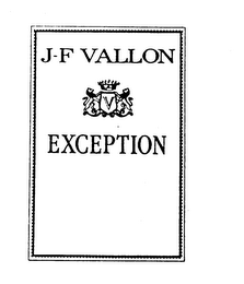 J-F VALLON EXCEPTION logo