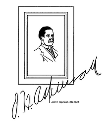 J. H. ASPINWALL JOHN H. ASPINWALL 1834-1884 logo