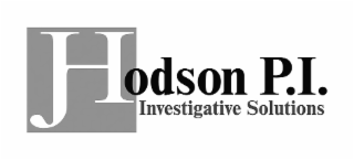 J HODSON P.I. INVESTIGATIVE SOLUTIONS logo