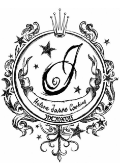 J HÉLÈNE JAUNE COOKIES MCMXVII logo