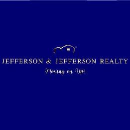 J JEFFERSON & JEFFERSON REALTY MOVING ON UP! logo