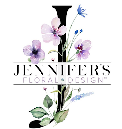 J JENNIFER'S FLORAL DESIGN logo