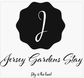 J JERSEY GARDENS STAY SKY IS THE LIMIT logo
