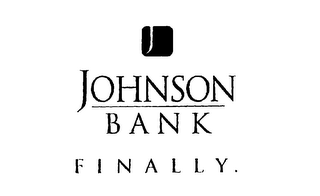 J JOHNSON BANK FINALLY. logo