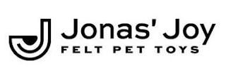J JONAS' JOY FELT PET TOYS logo