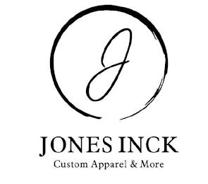 J JONES INCK CUSTOM APPAREL & MORE logo
