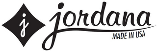 J JORDANA MADE IN USA logo