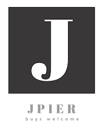 J JPIER BUYS WELCOME logo