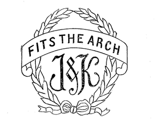 J & K FITS THE ARCH logo