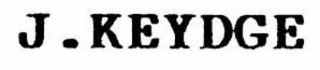 J. KEYDGE logo