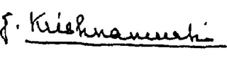 J. KRISHNAMURTI logo
