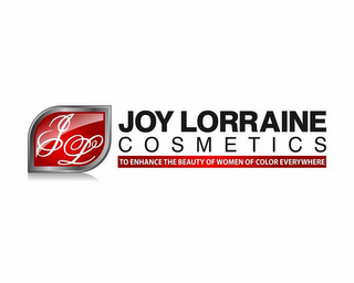 J L JOY LORRAINE COSMETICS TO ENHANCE THE BEAUTY OF WOMEN OF COLOR EVERYWHERE logo