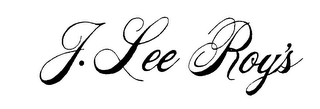 J. LEE ROY'S logo