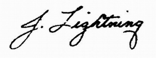 J. LIGHTNING logo